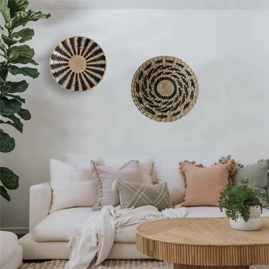 SOFT-Bohemian Wall Decorations, Wall Decorations, Handmade Straw Hangings, Living Room Homestay Decoration