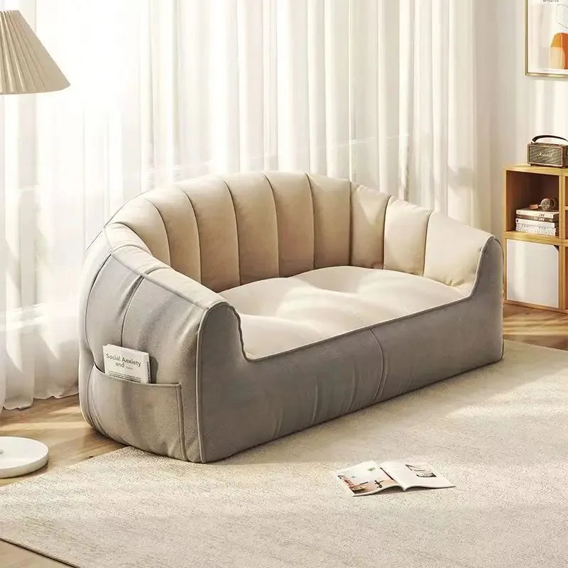 Modern Fashion Lazy Sofa Tatami Living Room Bedroom Balcony Double High end Small Sofa