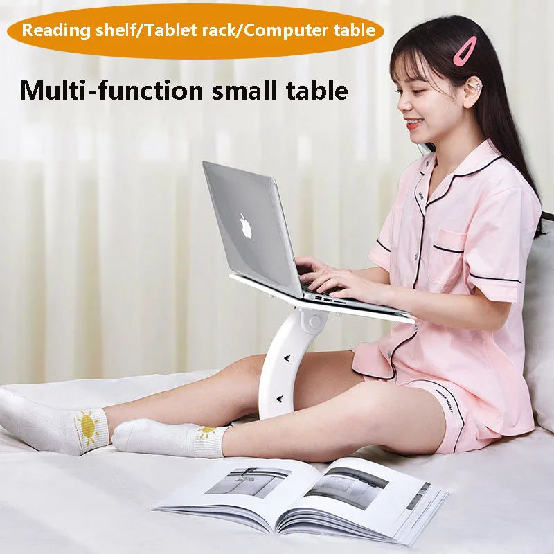 Creative Folding Laptop Stand Multifunctional Stand for Books Elevating Stand Reading Desk Lightweight Convenient Home Office