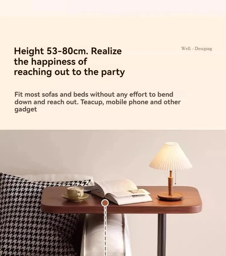 Mobile lifting coffee table, modern and simple household living room, sofa side table, tea table, bedside computer table