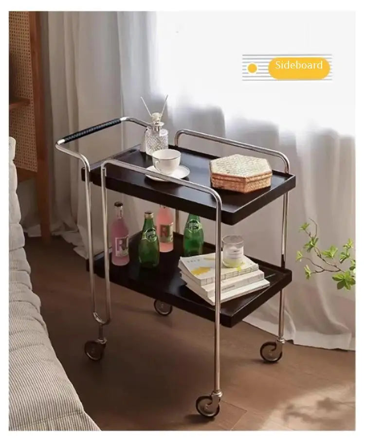 Mid Century Designer Wood Coffee Tables Utility Serving Unique Japanese Trolleys Makeup Wheels Mesa Auxiliar Bedroom Furniture