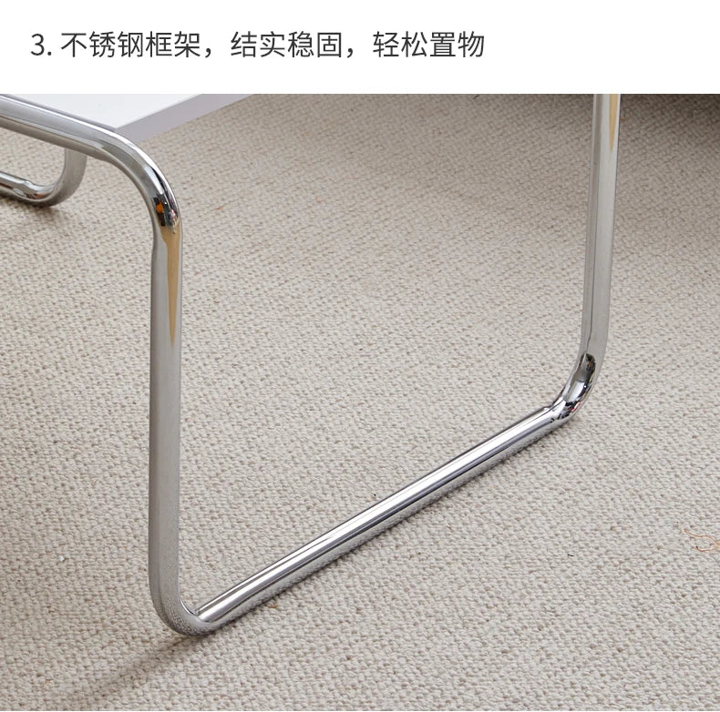 Women Steel Simplicity Coffee Table Modern Design Metal Unique Coffee Table Advanced Living Room Mesa Centro Patio Furniture