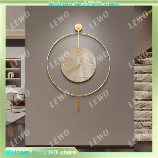 Classic Luxury Clocks Wall Art Quiet Minimalist Interior Wall Clock Modern Design Reloj Pared Decorativo Room Decorarion