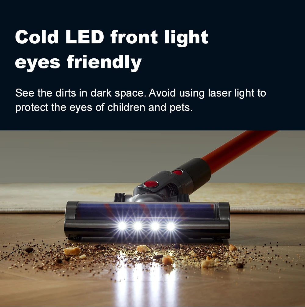 ABIR VC205 Cordless Handheld Vacuum Cleaner ,27000PA,Smart Dust Detction, Big Touch Screen,WithSmart Vacuum for Pet Home