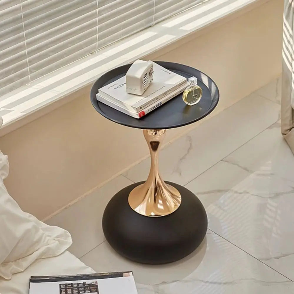 Coffee Table for Living Room Mermaid Style Side Table Nordic Balcony Household Round Table Home Decoration Garden Supplies