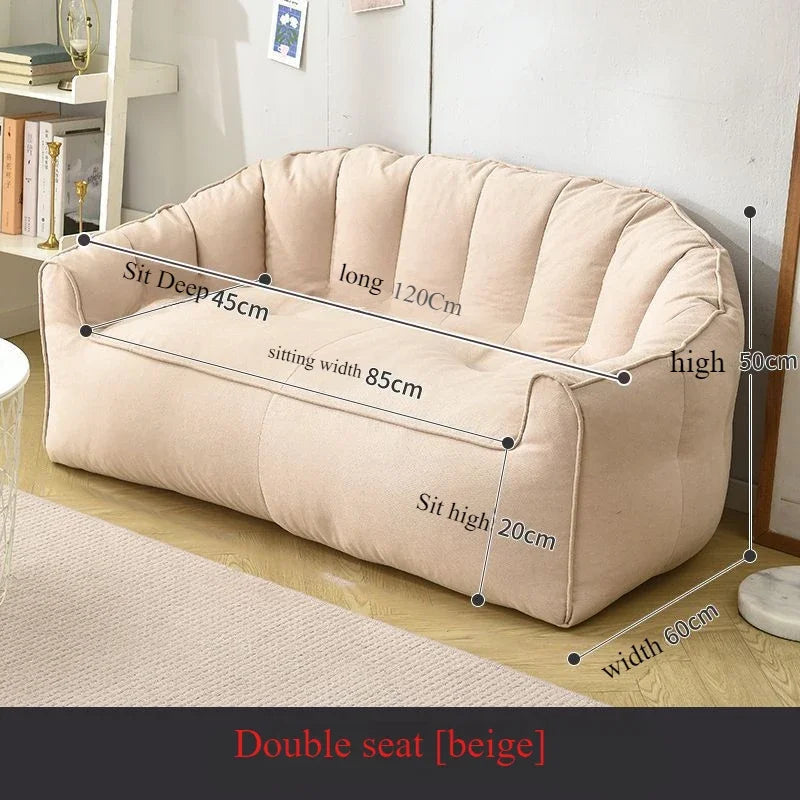 Modern Fashion Lazy Sofa Tatami Living Room Bedroom Balcony Double High end Small Sofa