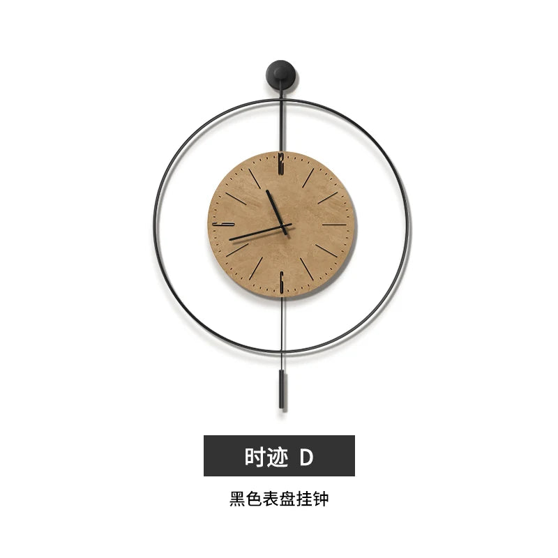 Classic Luxury Clocks Wall Art Quiet Minimalist Interior Wall Clock Modern Design Reloj Pared Decorativo Room Decorarion