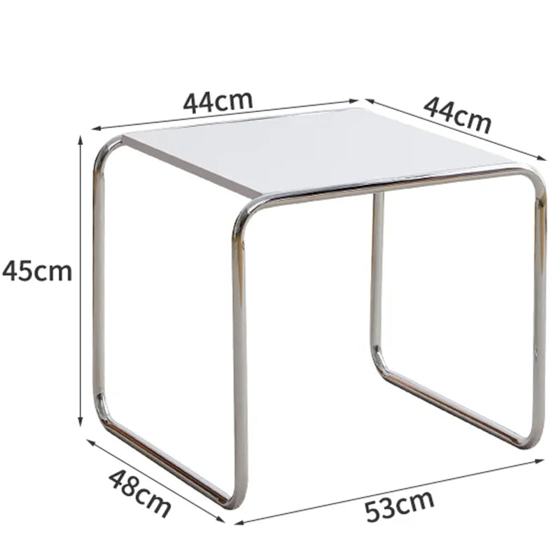 Women Steel Simplicity Coffee Table Modern Design Metal Unique Coffee Table Advanced Living Room Mesa Centro Patio Furniture
