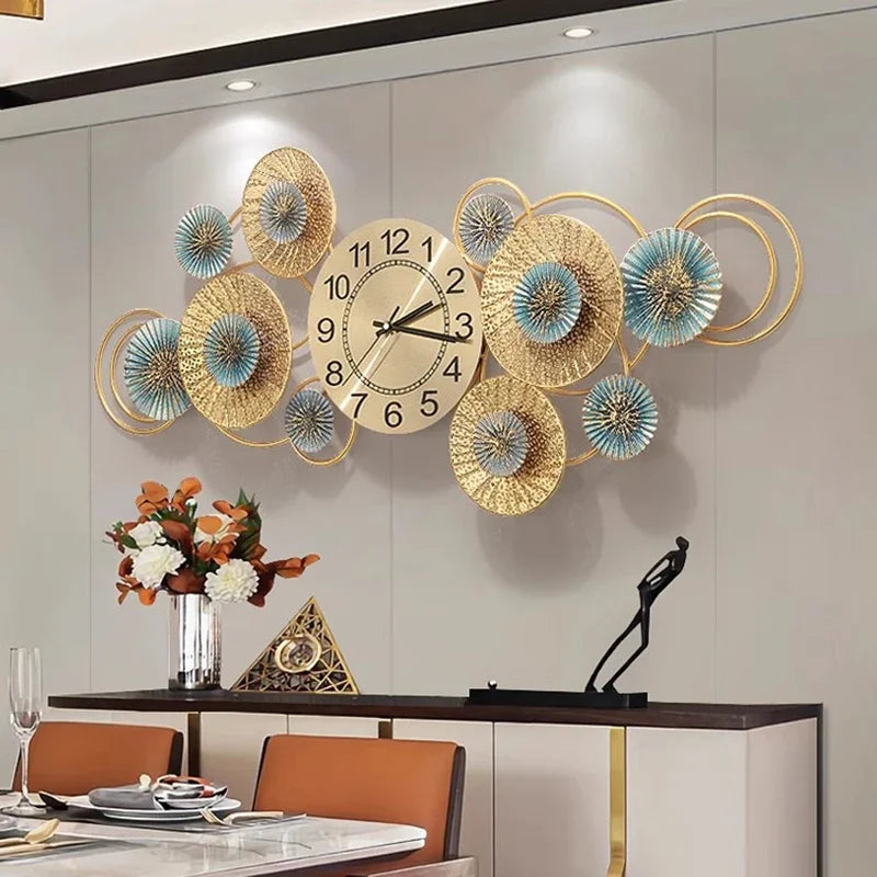 Digital Restaurant Clock Wall Bathroom Aesthetic Metal Wall Art Xenomorph Bedrooms Wall Watch Large Relogio De Parede Home Decor