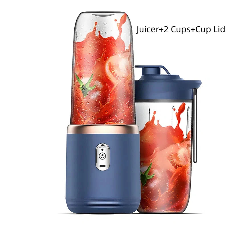 Mixing cup  Juice Cup Portable Rechargeable Small Juice Cup Home and Outdoor Multifunctional Juice Mixing NO BPA  Food Is Safe