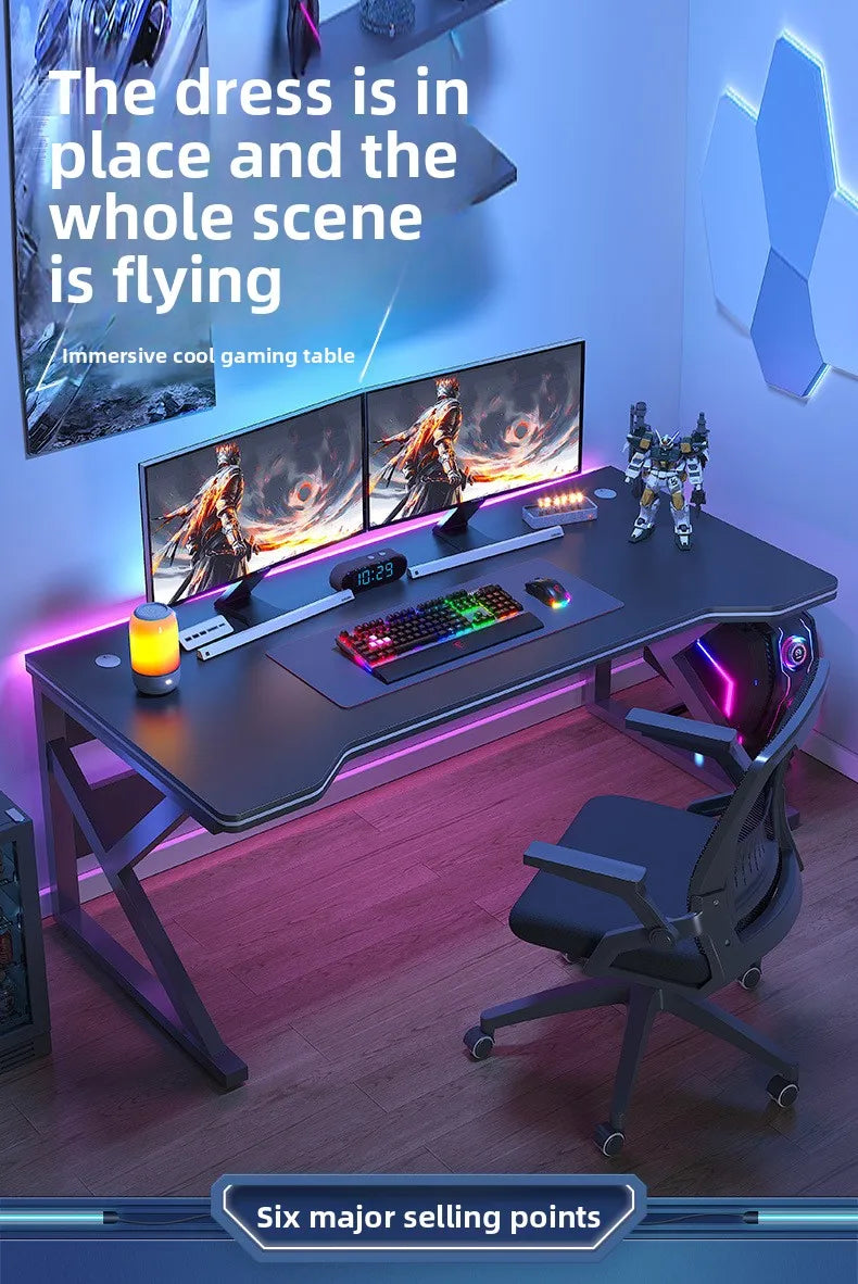 Computer desk Home desk Student learning writing desk Simple game e-sports table Workbench desk