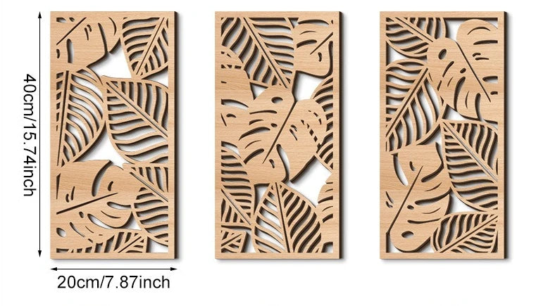 Hollow Wooden Hanging Board Wall Decoration Pendant Wall Mounted Ornament Screen Hanging Decorations Decoration Crafts