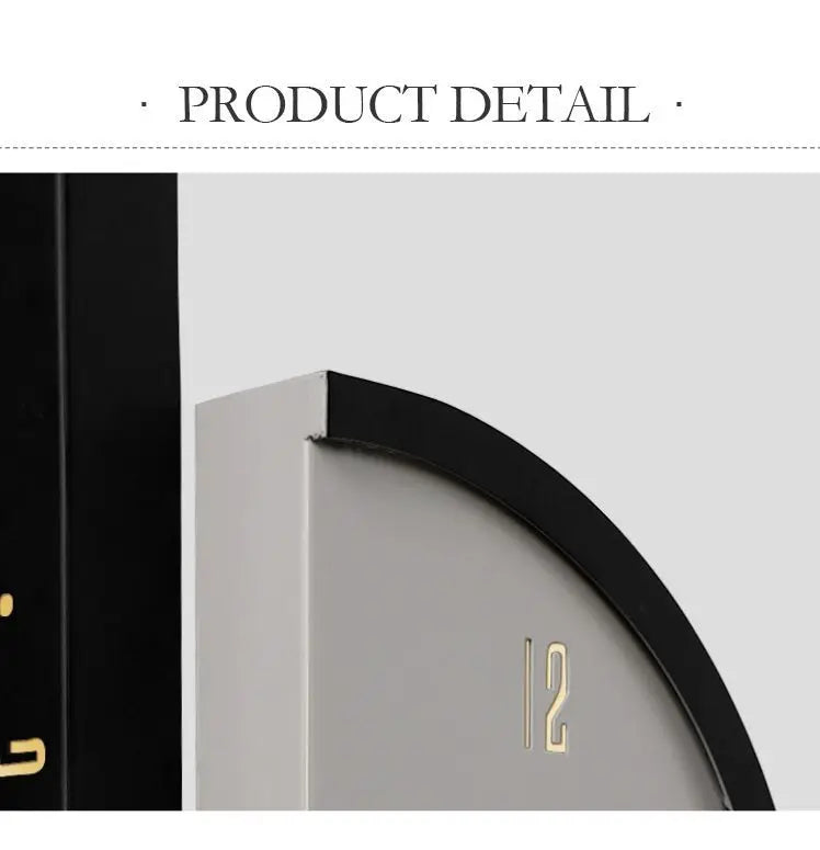 Corner Wall Clock Living Room Clock Wall Mounted Silent Display Wall Clock Modern Design Home Decor