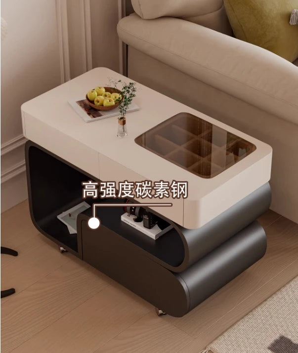 Simple Style Side Table Sofa Aesthetic Modern Style Coffee Tables Storage Drawers Mesa De Centro Sala Living Room Furniture