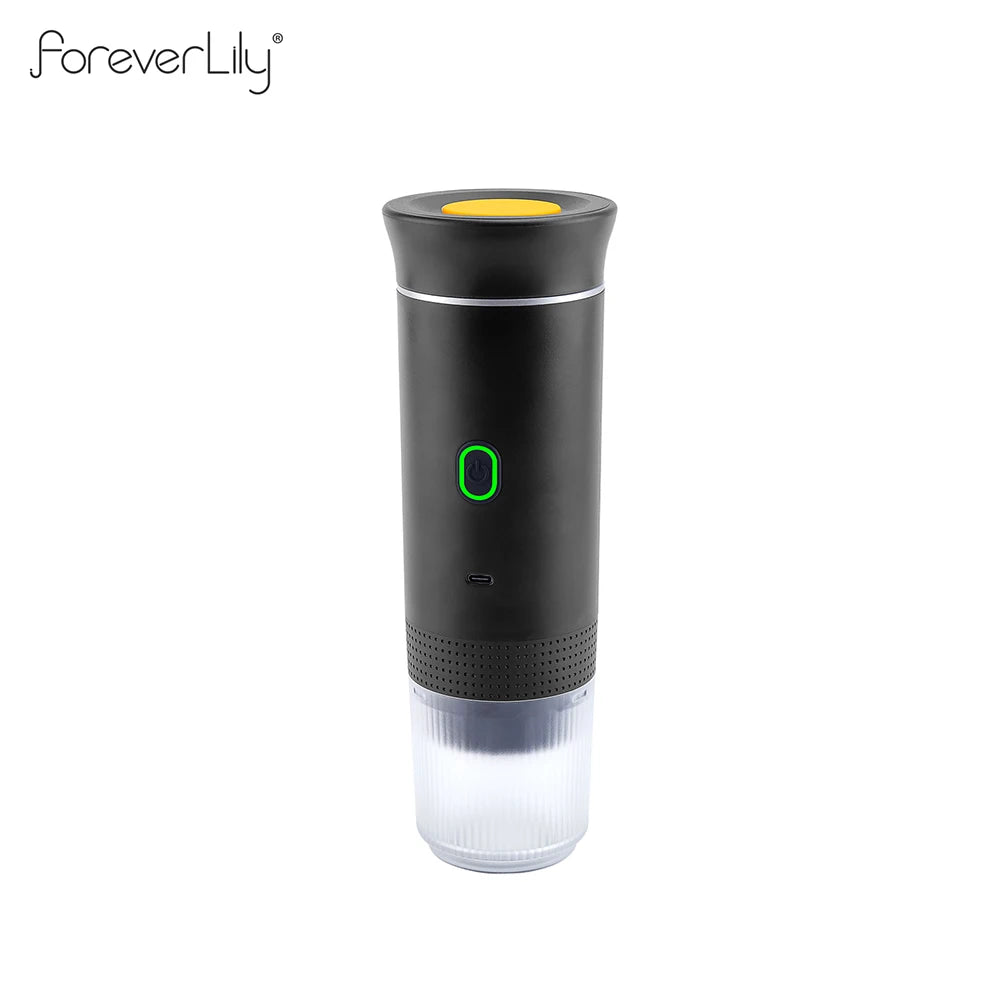 Portable Wireless Electric Espresso Coffee Machine For Travel &Car &Home Camping Coffee Maker 3-in-1 Capsule Powder Coffee Maker