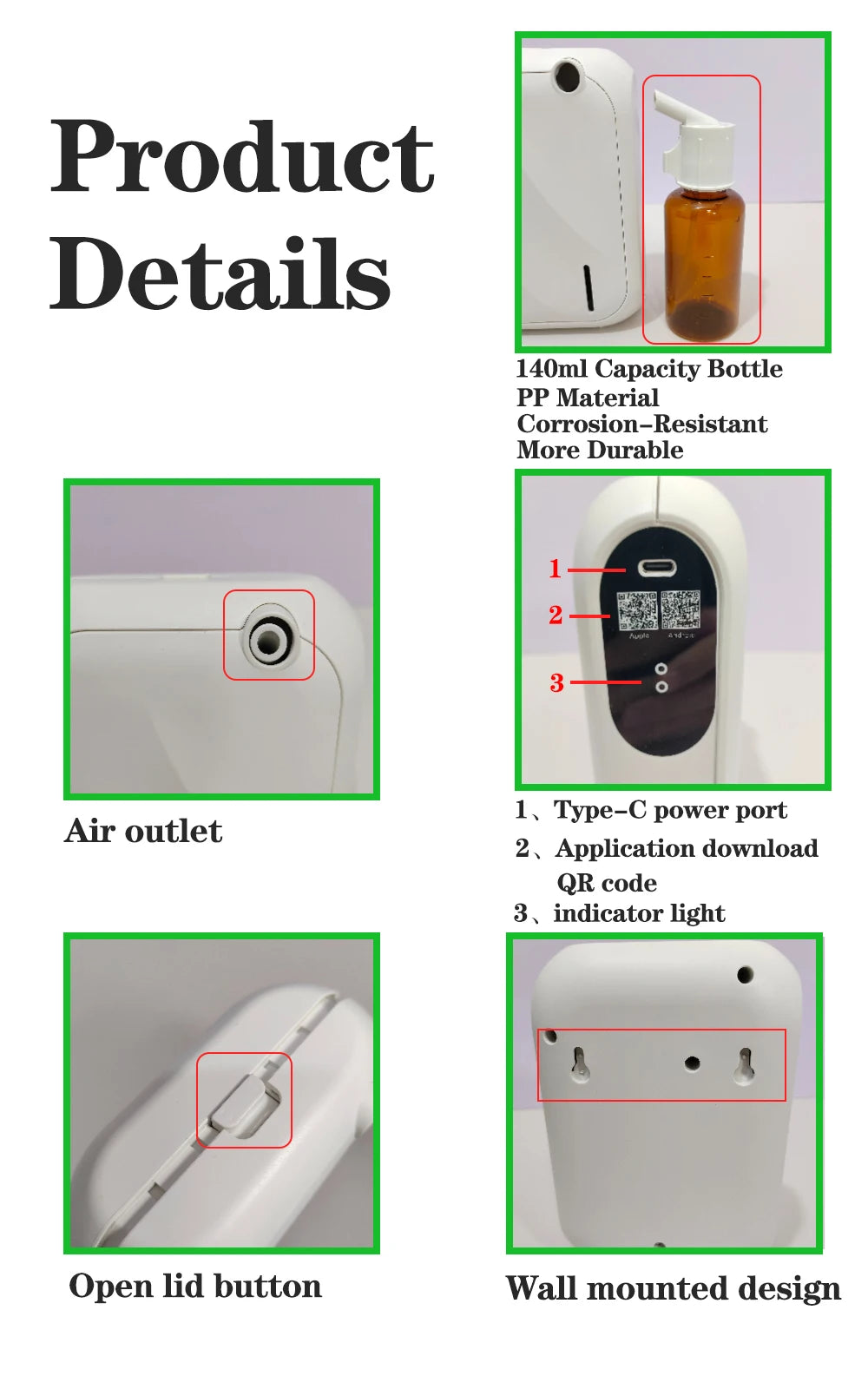 Aroma Diffuser Scent Machine Coverage 200m³ Bluetooth APP Control Fragrance Diffuser Smell Distributor For Home Fragrance Smell
