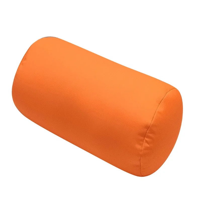 Super Soft Head PillowCase Micro Mini Microbead Back Cushion Pillow Roll Pillow Head Convenient Travel Pillow Bed Decoration