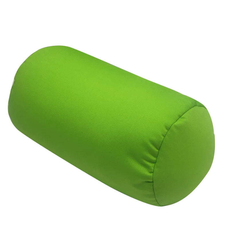 Super Soft Head PillowCase Micro Mini Microbead Back Cushion Pillow Roll Pillow Head Convenient Travel Pillow Bed Decoration