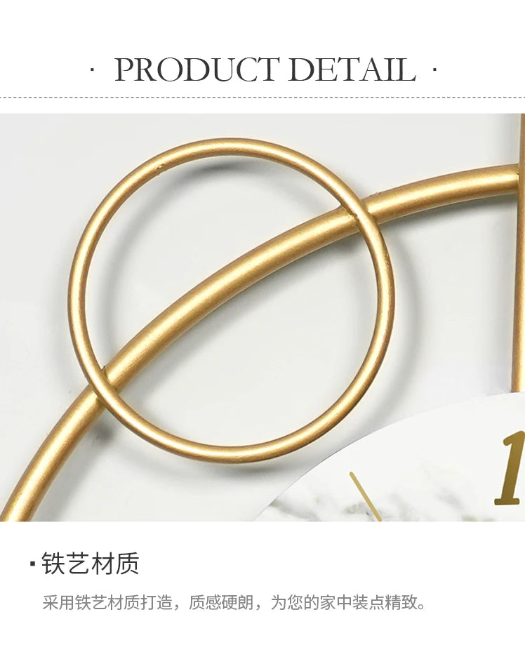 Unique Fancy Wall Clock Chic Aesthetic Interior Design Wall Clock Luxury Modern Reloj De Pared Para Salon Home Decoration