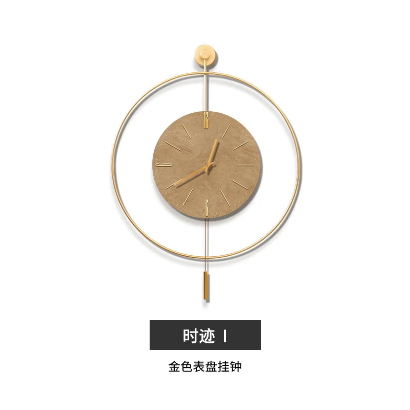 Classic Luxury Clocks Wall Art Quiet Minimalist Interior Wall Clock Modern Design Reloj Pared Decorativo Room Decorarion