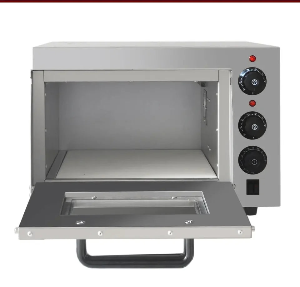 XEOLEO 13' Electric Pizza Oven 2500W Toaster Baker Oven Single Heighten Layer Baking Machine Commercial Baking Oven With Stone