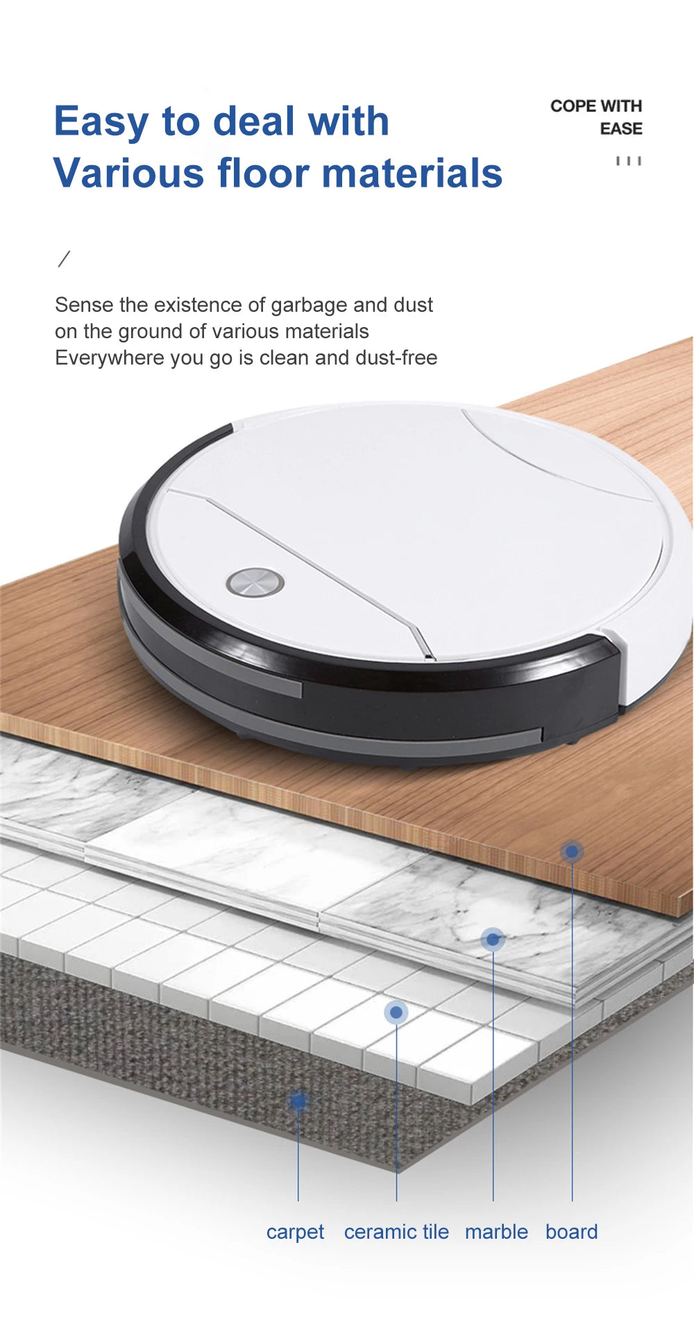 New Robot Vacuum Cleaner Automatic Charging Aspiration Drag Intelligent Home Appliance Sweeping Robot Planning Electric Sweeper