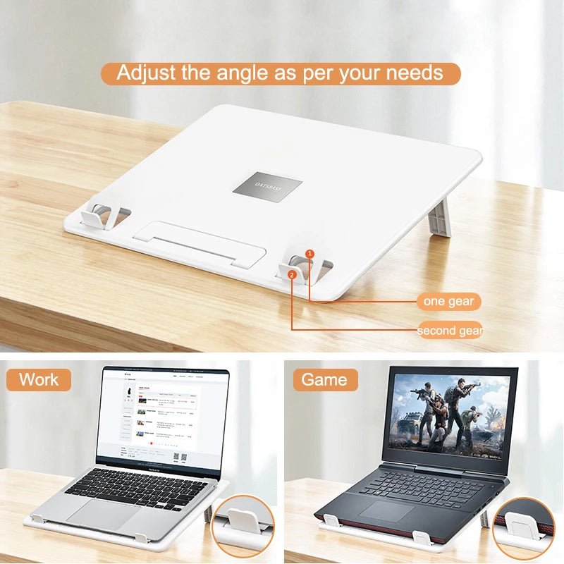 Creative Folding Laptop Stand Multifunctional Stand for Books Elevating Stand Reading Desk Lightweight Convenient Home Office