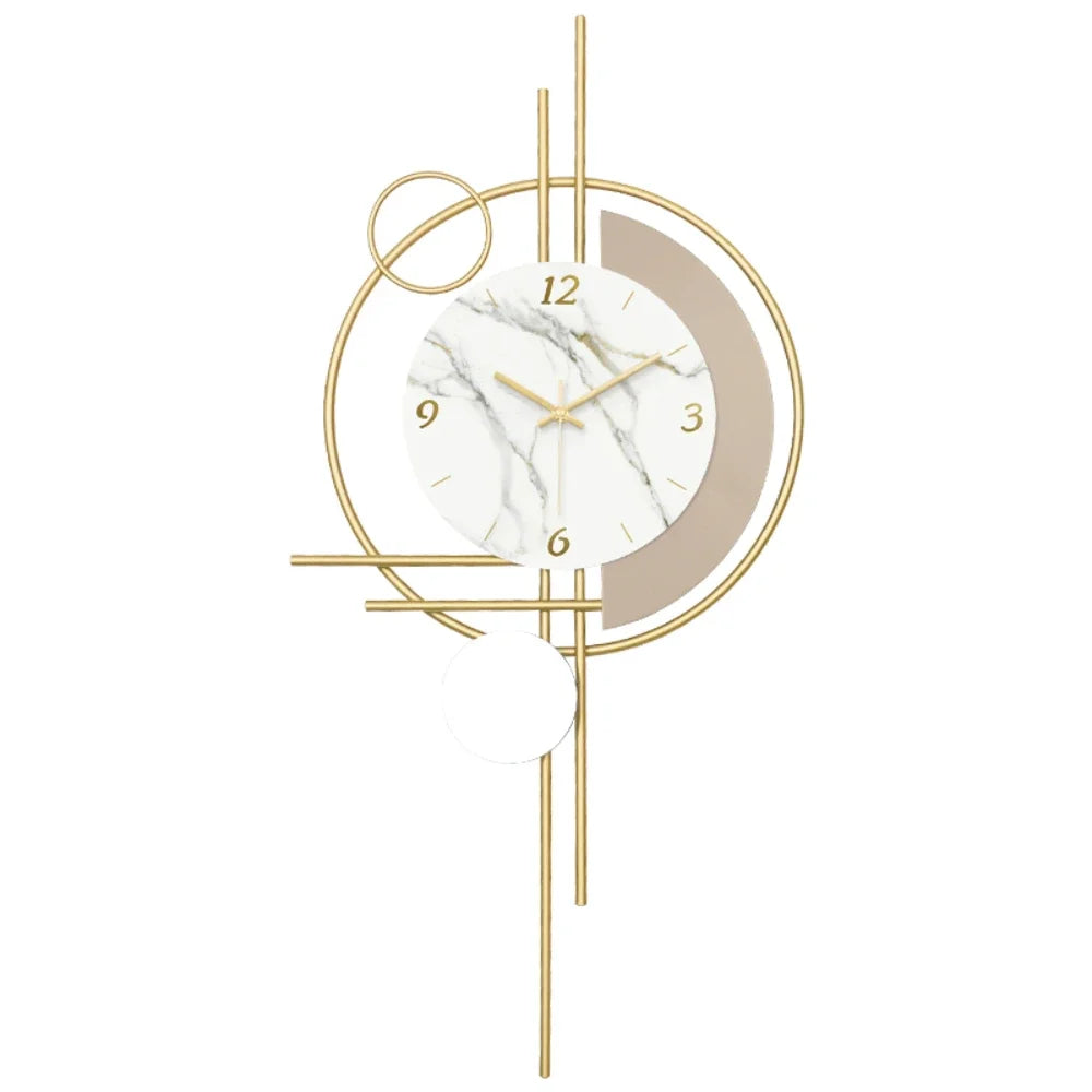 Unique Fancy Wall Clock Chic Aesthetic Interior Design Wall Clock Luxury Modern Reloj De Pared Para Salon Home Decoration