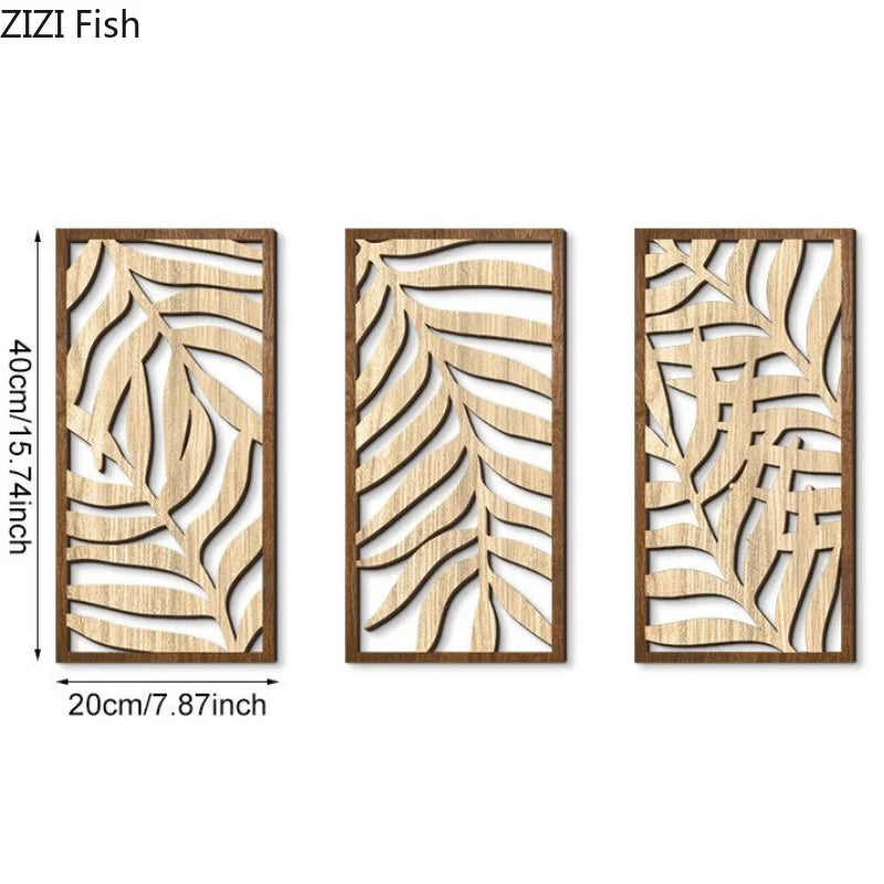 Hollow Wooden Hanging Board Wall Decoration Pendant Wall Mounted Ornament Screen Hanging Decorations Decoration Crafts