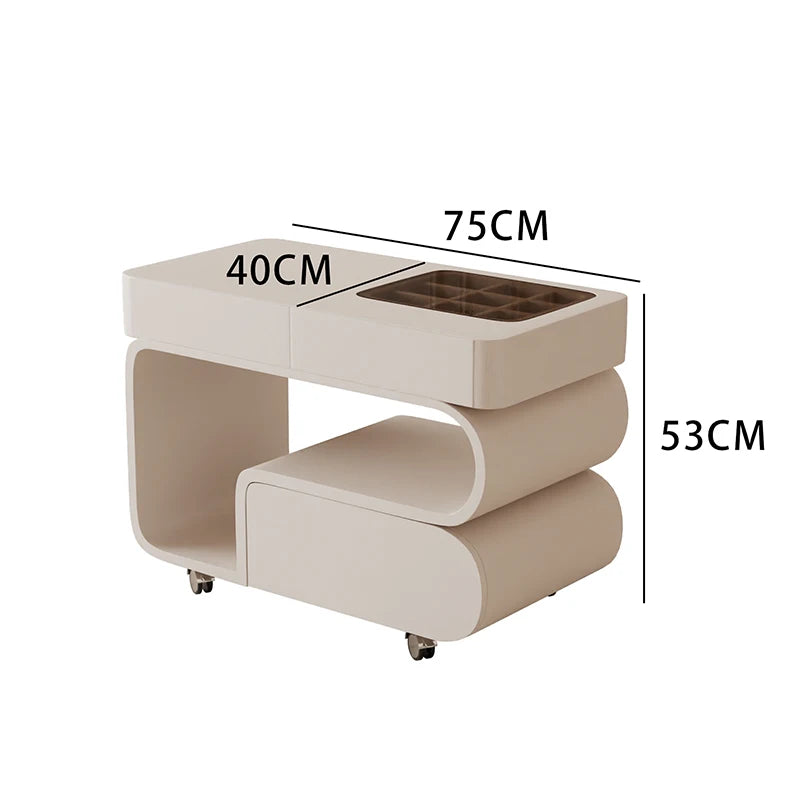 Simple Style Side Table Sofa Aesthetic Modern Style Coffee Tables Storage Drawers Mesa De Centro Sala Living Room Furniture