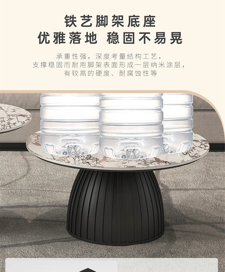 Designer White Coffee Table Round Kitchen Home Unique Coffee Tables Living Room Nordic Tavolino Da Salotto Furniture Decoration