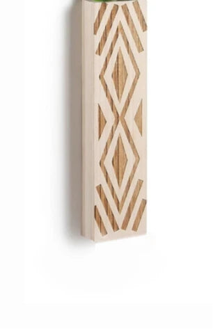 Bohemian Style Vase Wall Vase Dry Flower Vase Decoration Simulated Plant Wooden Vase Home Decoration