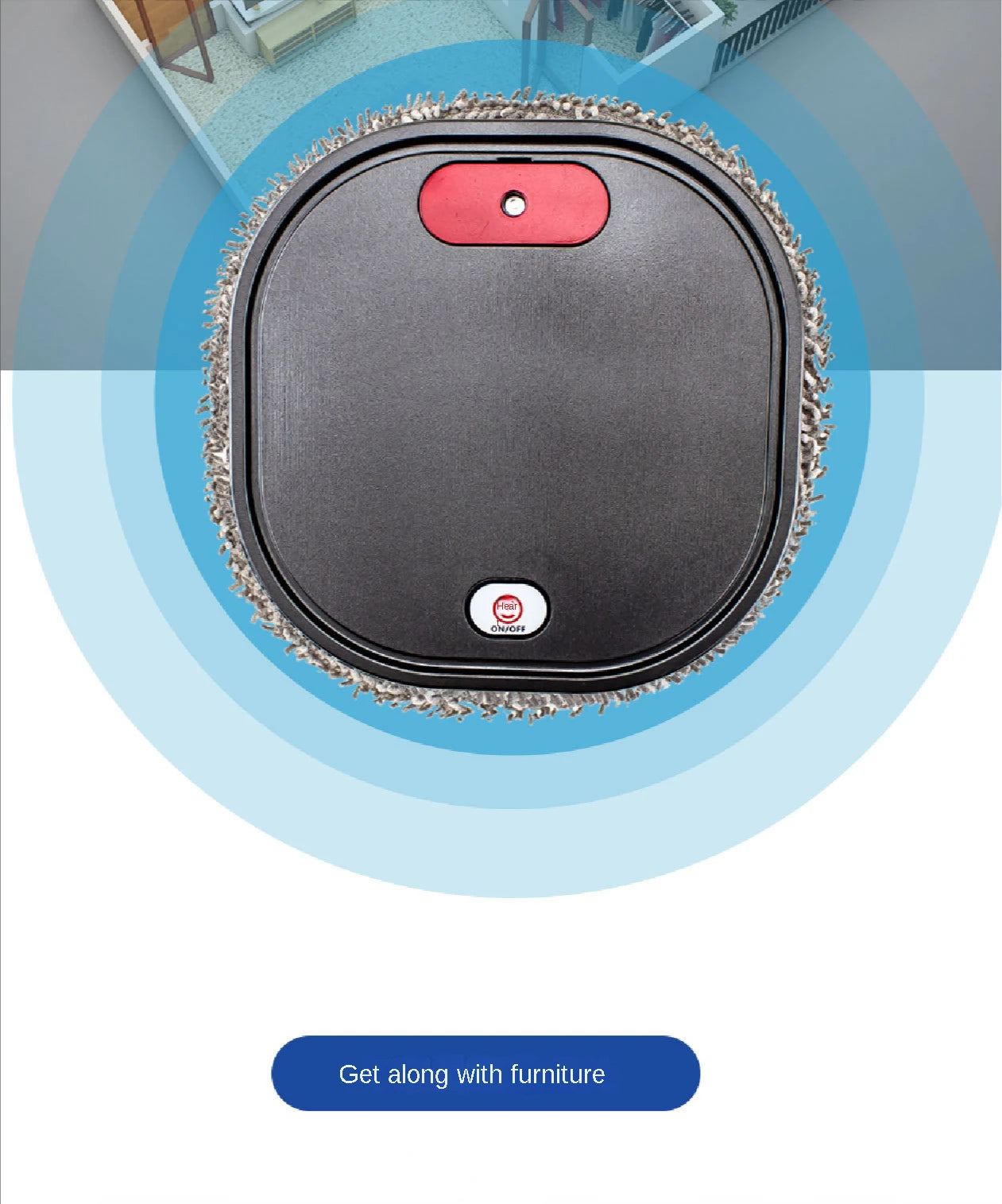 NEW Rechargeable Smart Sweeping and Mop Robot Vacuum Cleaner Dry and Wet mopping robot Home Appliance with Humidifying Spray