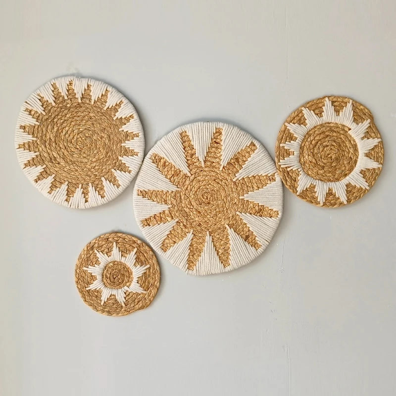 Straw Wall Decorations Wall Decorations Thatch Woven Wall Decorations Moroccan Style Decorations Bedside Hangings