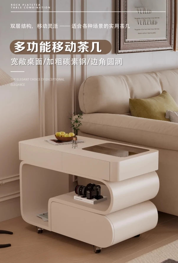 Simple Style Side Table Sofa Aesthetic Modern Style Coffee Tables Storage Drawers Mesa De Centro Sala Living Room Furniture