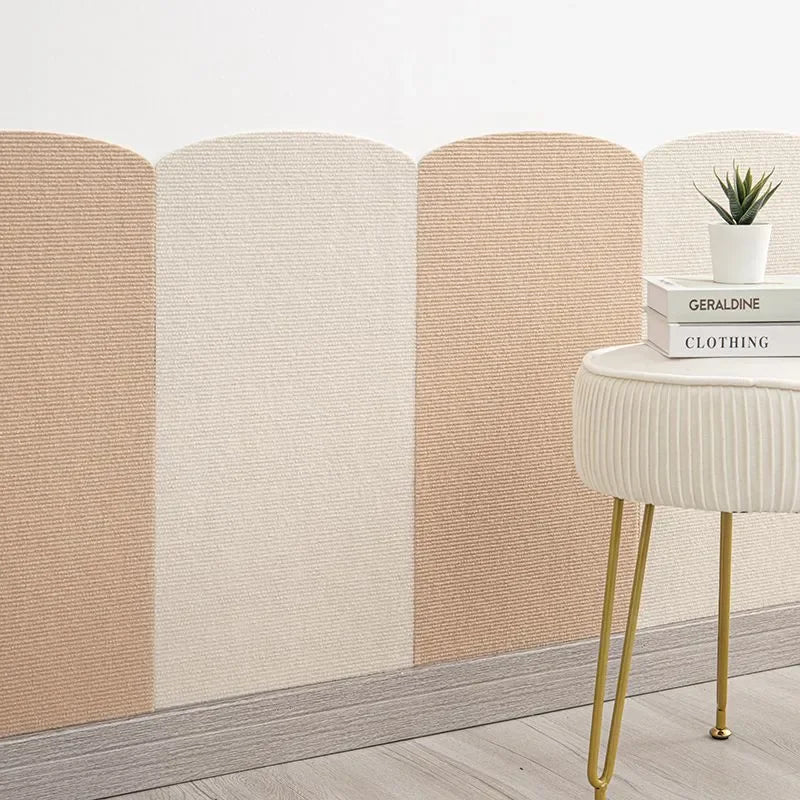 New Quality Thickened Felt Wallpaper Anti Collision Soft Package Wall Surround Stickers Tatami Bedroom Decorative Puzzle 60x30CM