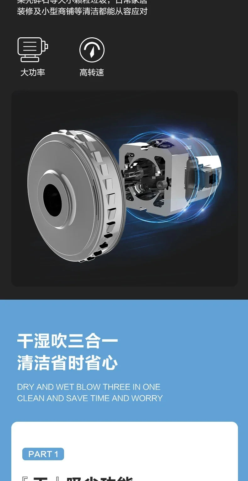 Electric Vacuum Cleaners Haier Vacum Cleaner Machine Home Appliance Water Filtration Vaccum Floor Dust Dry Wet Furniture 220v