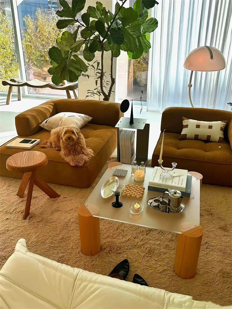 Modern Living Room Center Coffee Tables Luxury Industrial Home Decor Coffee Table Simple Design Mesa De Centro Sala Furniture