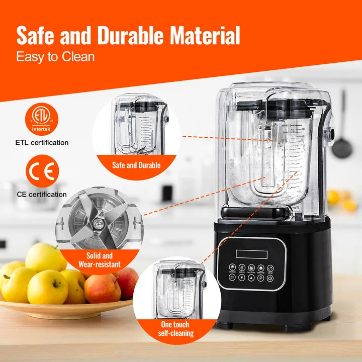 SucceBuy 2L Smoothie Blender Commercial Grade Food Fruit Processor Multifunctional Mixer Make Shakes And Crush Technology
