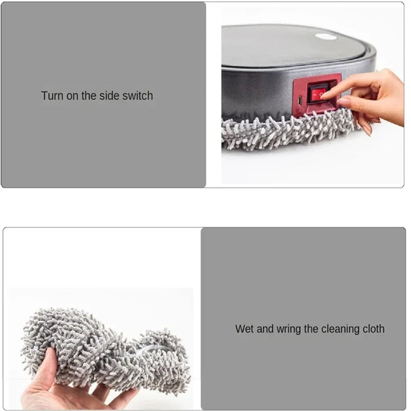NEW Rechargeable Smart Sweeping and Mop Robot Vacuum Cleaner Dry and Wet mopping robot Home Appliance with Humidifying Spray
