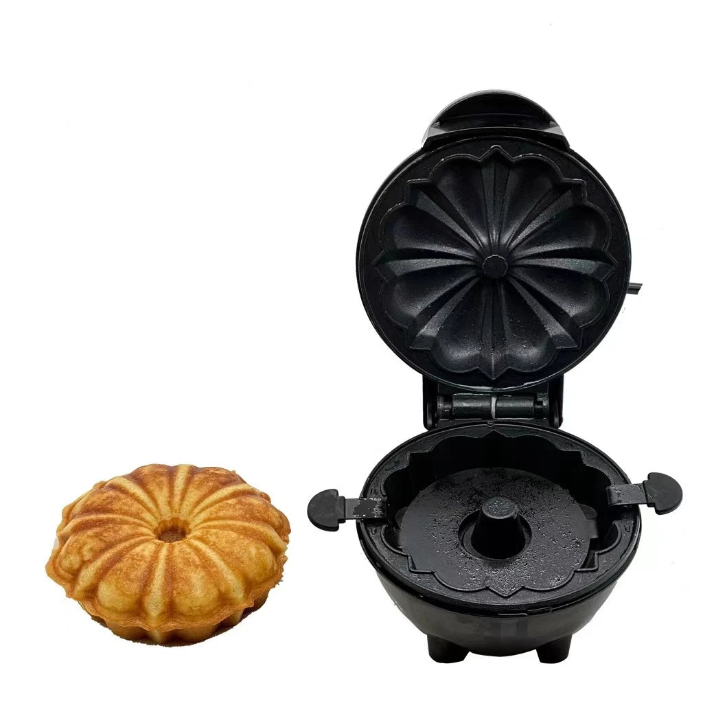 Portable Mini Cake Machine Heating Block Easy to Clean Breakfast Machine Suitable for Kitchen and Home