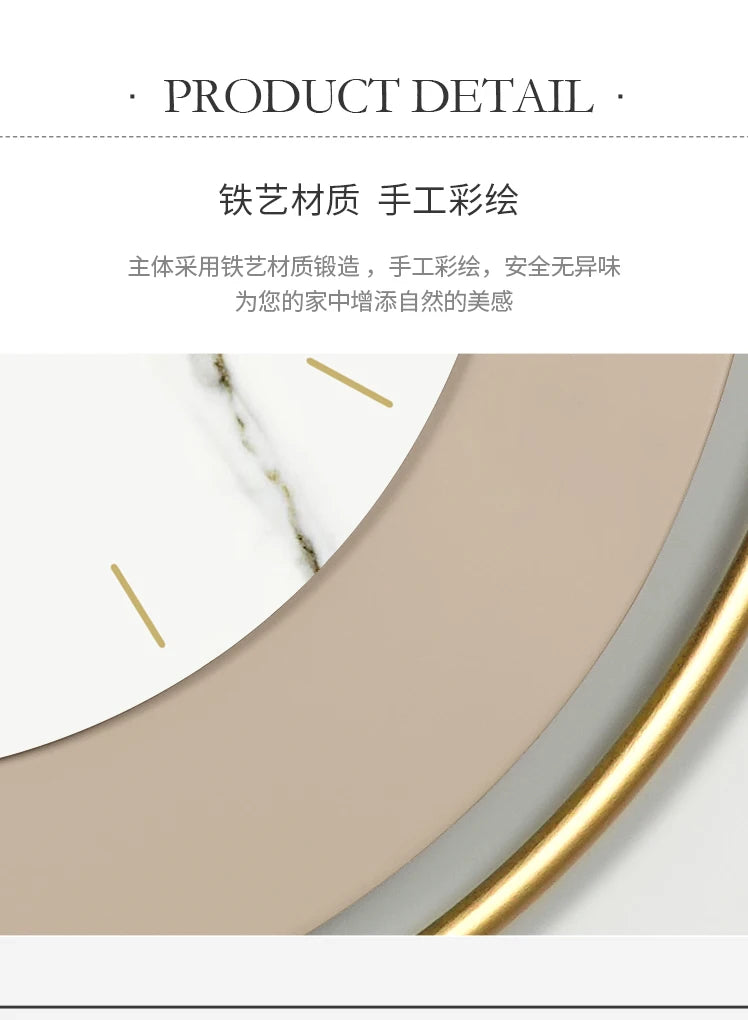 Unique Fancy Wall Clock Chic Aesthetic Interior Design Wall Clock Luxury Modern Reloj De Pared Para Salon Home Decoration