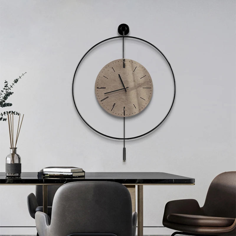 Classic Luxury Clocks Wall Art Quiet Minimalist Interior Wall Clock Modern Design Reloj Pared Decorativo Room Decorarion