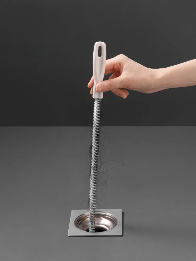 Home Kitchen Hair Cleaning Drain Cleaner Water Pipe Unclogger Washbasin Drain Clog Remover Unblocking Tools to Sewer Plunger