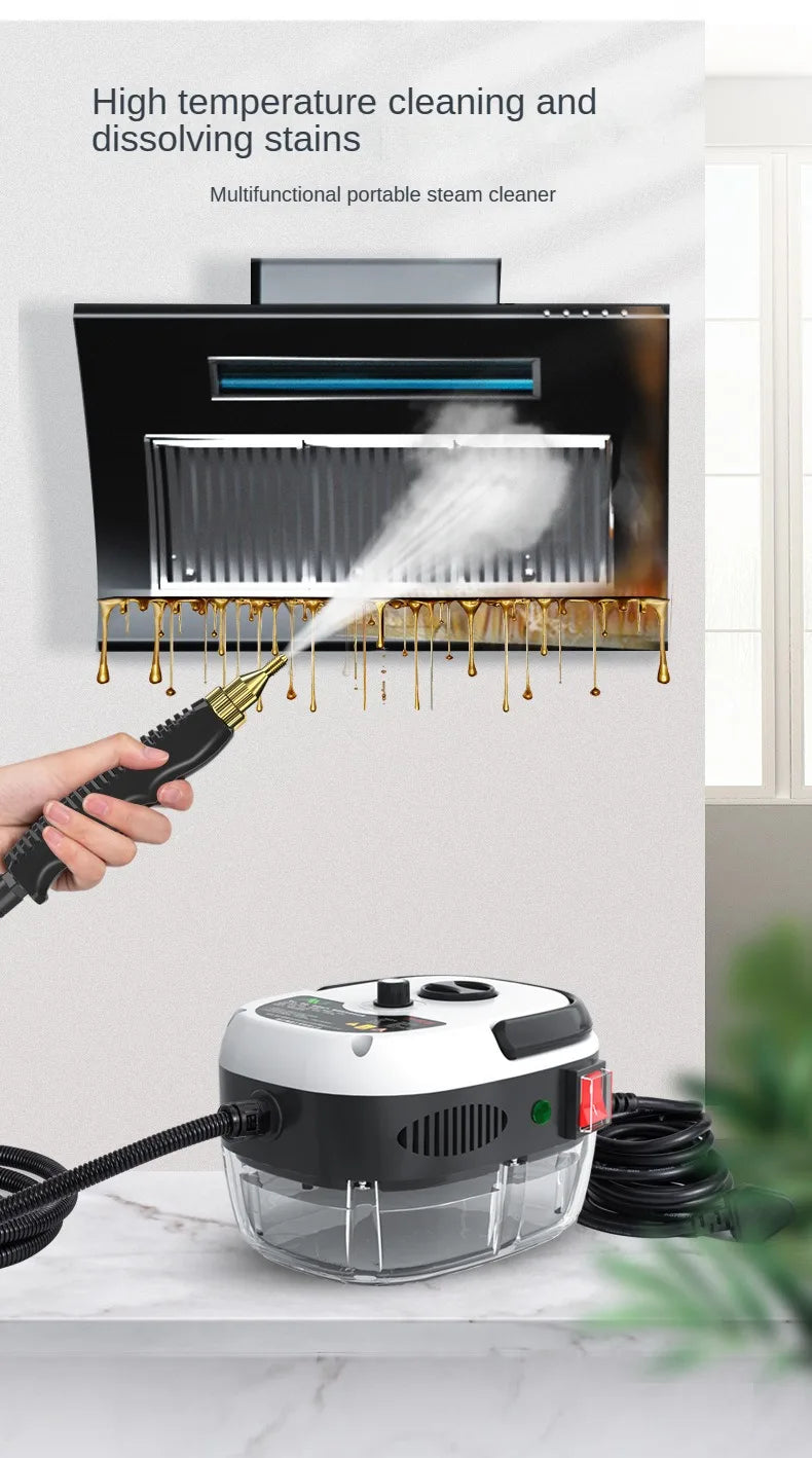 Steam Cleaner High Temperature Pressurized Handheld Steam Cleaning Machine for Kitchen Furniture Bathroom Car