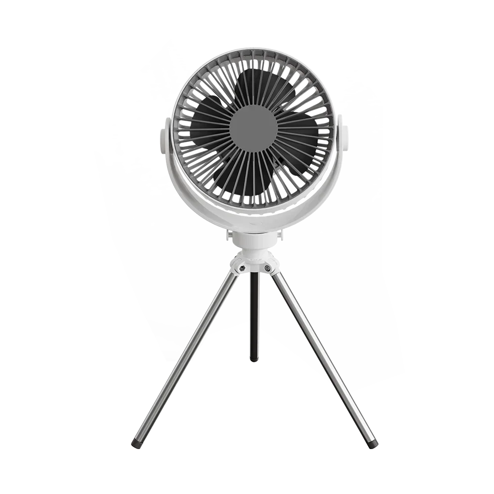 New Home Appliances Portable Tripod Dual Use Fan Ceiling Fan with Rubber Handle and Tripod Bracket Hot Sale Tent Camping Fan