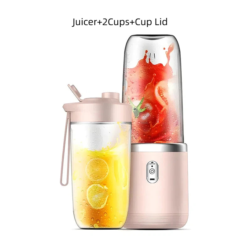 Mixing cup  Juice Cup Portable Rechargeable Small Juice Cup Home and Outdoor Multifunctional Juice Mixing NO BPA  Food Is Safe