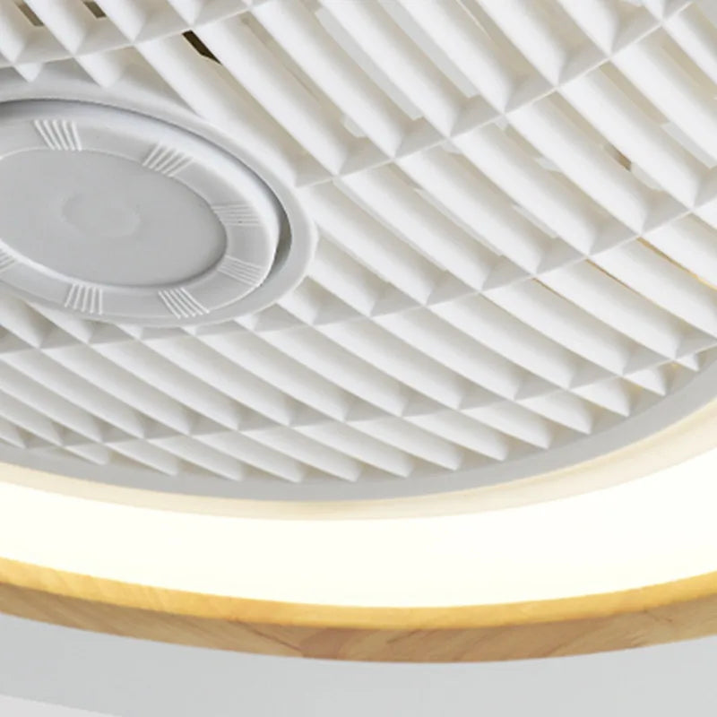 Wooden Ceiling fan with light and remote control home appliance cooling ceiling fan Bedroom Living Room smart ceiling fan light