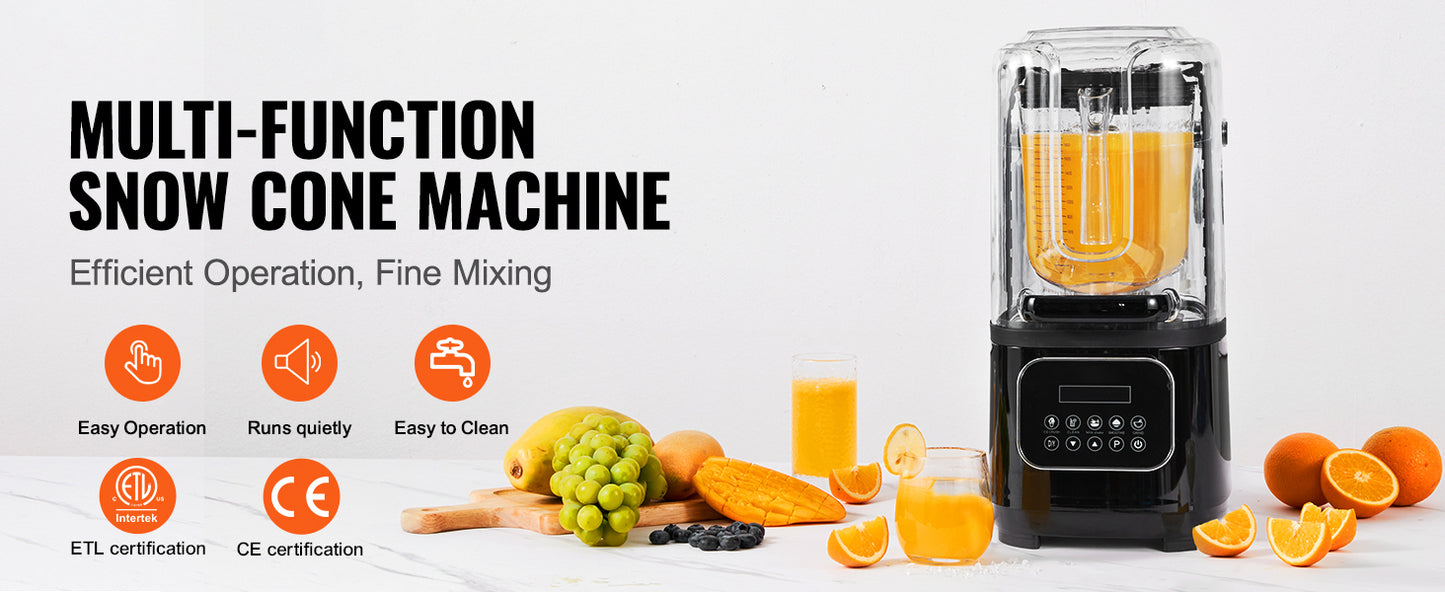 SucceBuy 2L Smoothie Blender Commercial Grade Food Fruit Processor Multifunctional Mixer Make Shakes And Crush Technology
